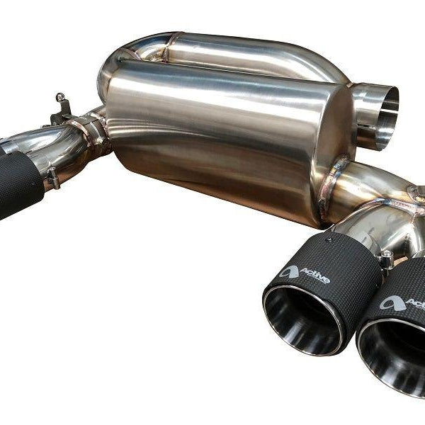 F8X M3 | AA Signature Exhaust System with Active F-brace Carbon Tips