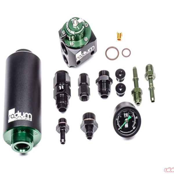 Radium Engineering FPR and Fuel Filter Kit Stainless