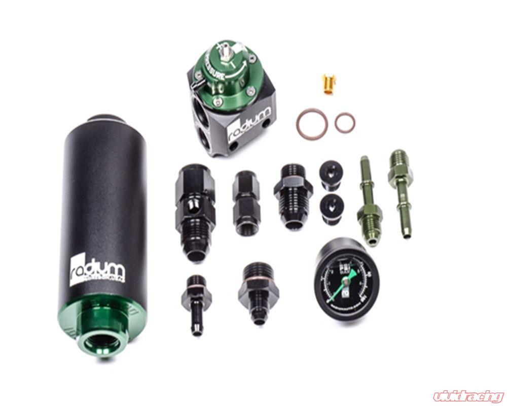 Radium Engineering FPR and Fuel Filter Kit Stainless