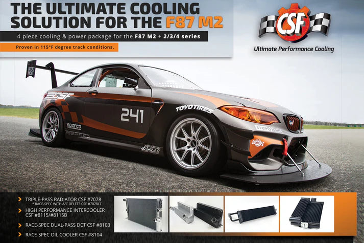 BMW F87 M2 (N55) - CSF High-Performance Stepped Core Intercooler