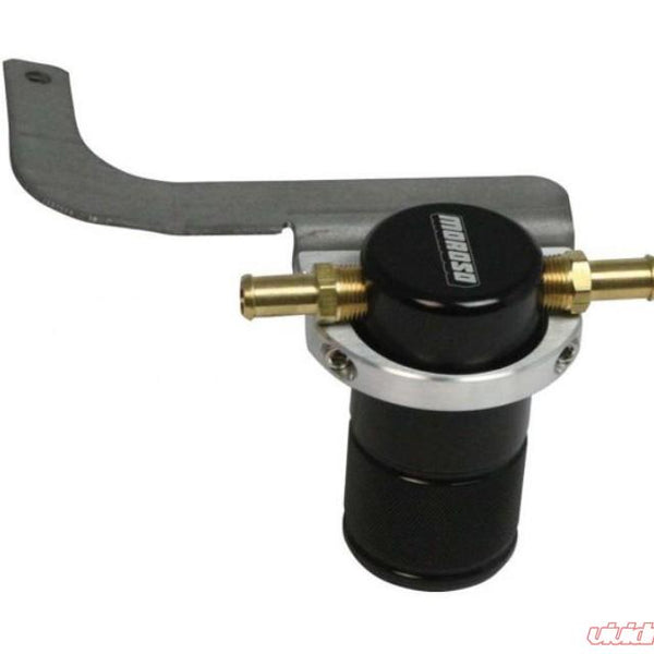 Moroso Black Finish Billet Aluminum Small Body Air/Oil Separator Catch Can BMW M3 1995-1999