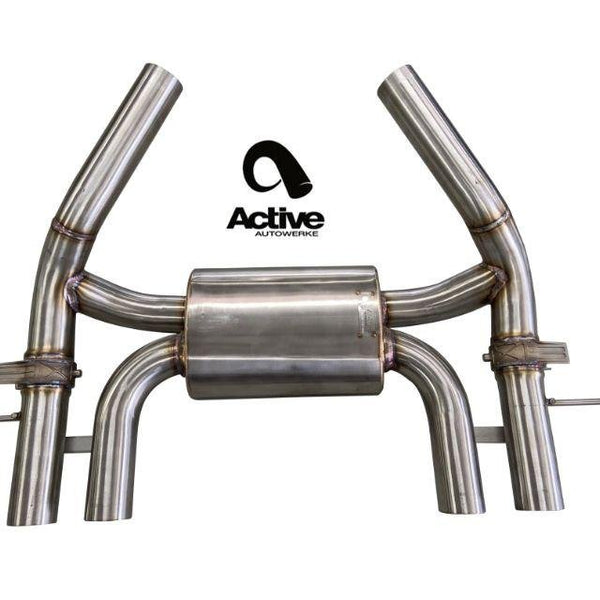 G8X M3/M4 | AA Exhaust Valved 100mm w/ Carbon Tips
