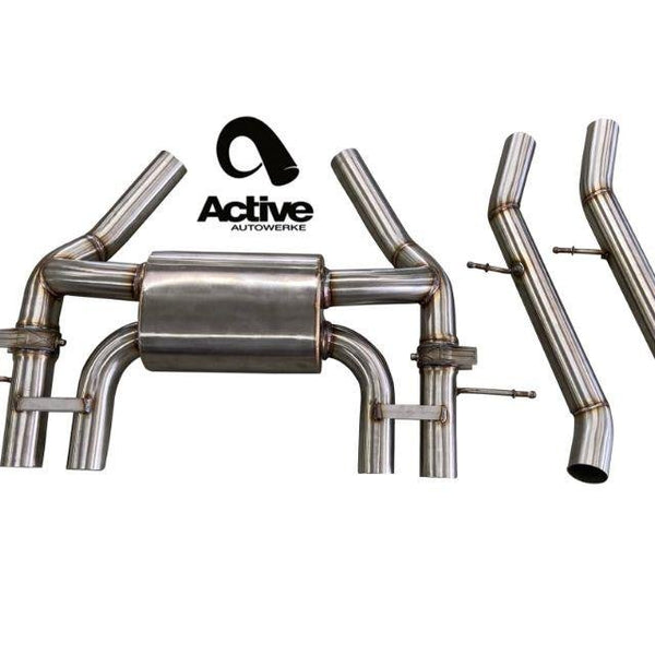 G8X M3/M4 | AA Exhaust Valved 100mm w/ Carbon Tips