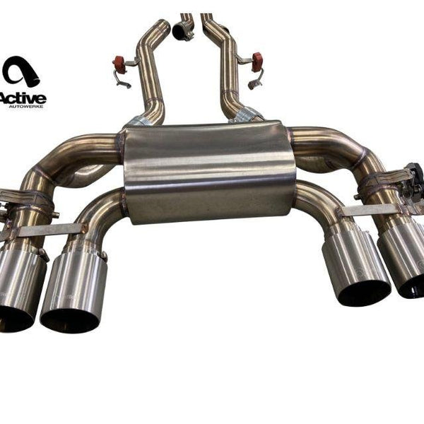G8X M3/M4 | AA Exhaust Valved 100mm w/ Carbon Tips