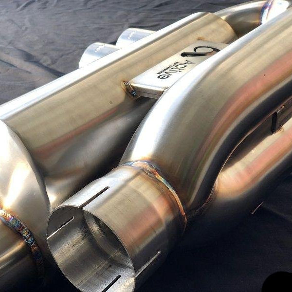 F8X M3 | AA Signature Exhaust System with Active F-brace Carbon Tips