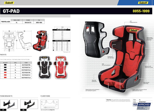 Sabelt GT-Pad Seat