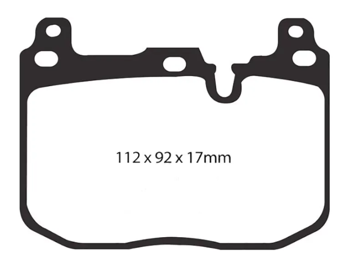 EBC Racing Front RP-X Track & Race Brake Pads for BMW F80 M3 / F82–F83 M4 (2015–2020) – DP82130RPX