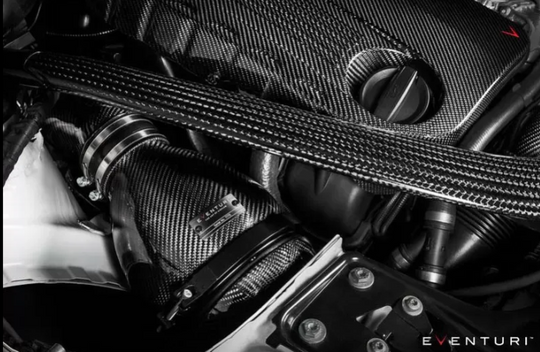 Eventuri V2 Black Carbon Intake System for BMW F80 M3 / F82–F83 M4 (2015–2020)