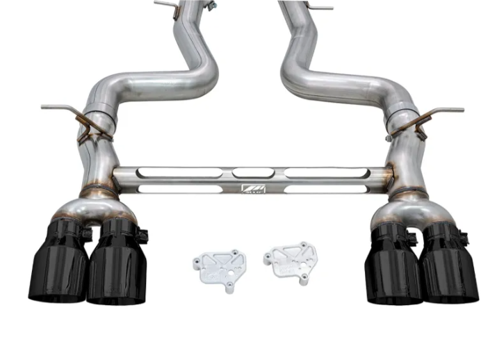 AWE Track Edition Cat-Back Exhaust with Diamond Black Tips for BMW F80 M3 / F82–F83 M4 (2015–2020)