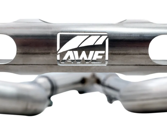 AWE Track Edition Cat-Back Exhaust with Diamond Black Tips for BMW F80 M3 / F82–F83 M4 (2015–2020)