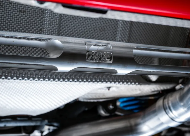 AWE Track Edition Cat-Back Exhaust with Diamond Black Tips for BMW F80 M3 / F82–F83 M4 (2015–2020)