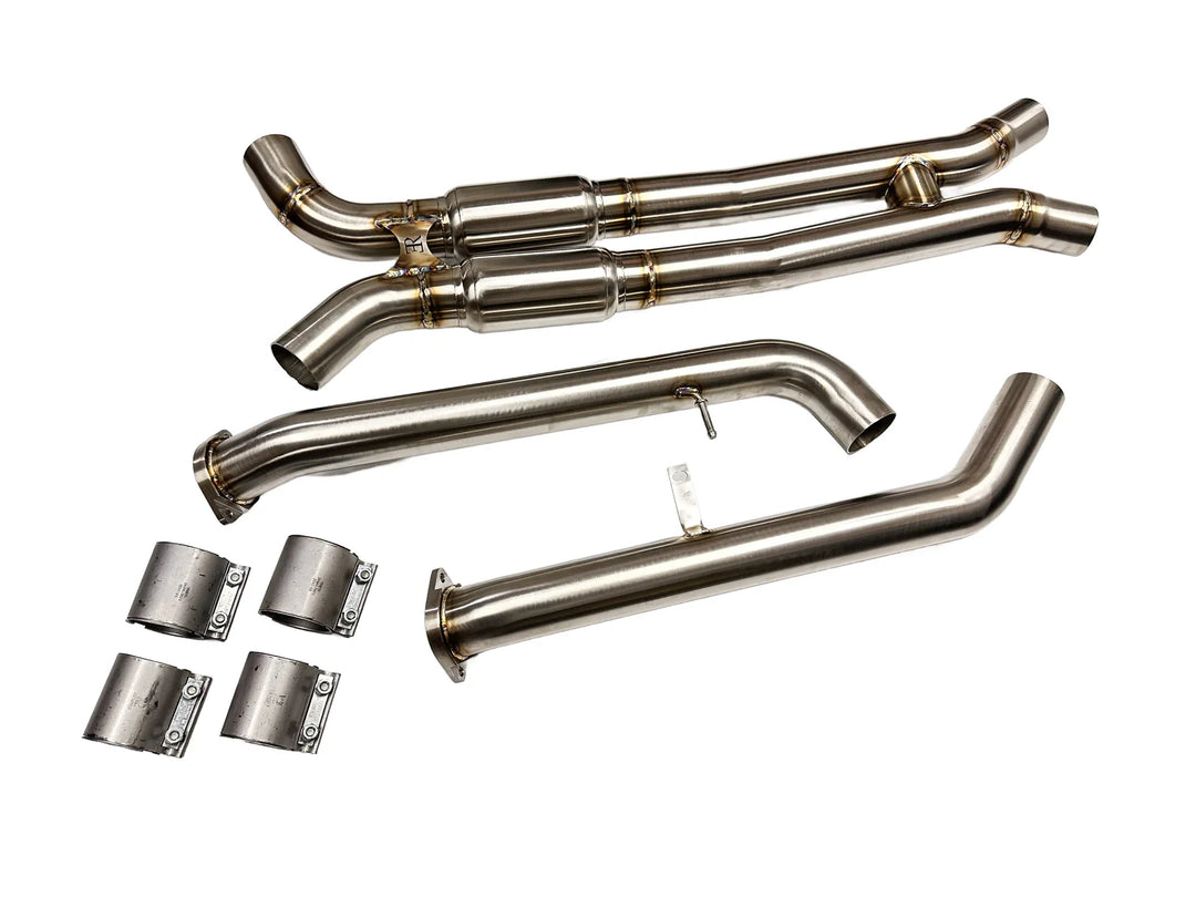 Evolution Racewerks S58 Sports Series Resonated Mid Pipes