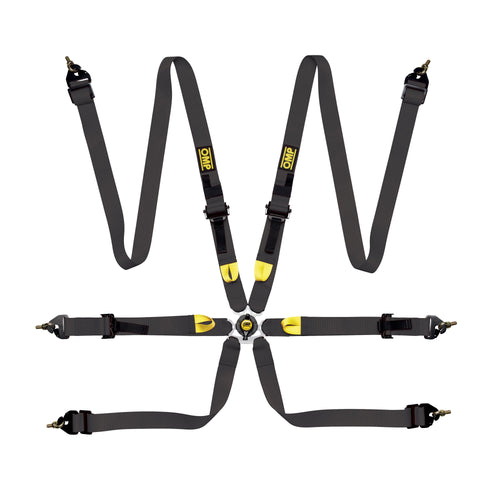 OMP 2″ 6 Point Harness FIA 8853-2016