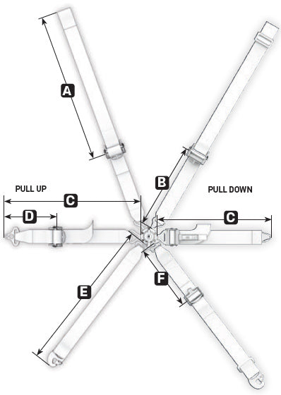 OMP 2″ 6 Point Harness FIA 8853-2016