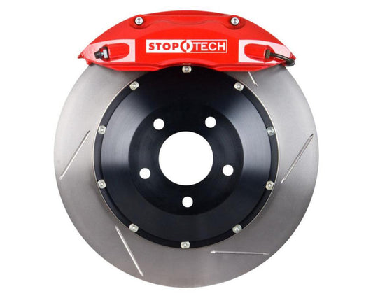 StopTech Big Brake Kit; Black Caliper; Slotted Two-Piece Rotor; Rear BMW M3 Front 1988-1991