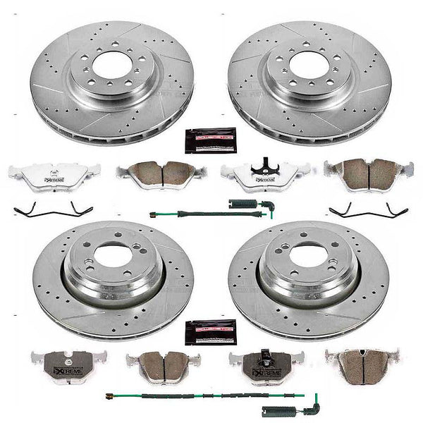 Power Stop Z26 Street Warrior Brake Kit Front & Rear BMW M3 2001-2006
