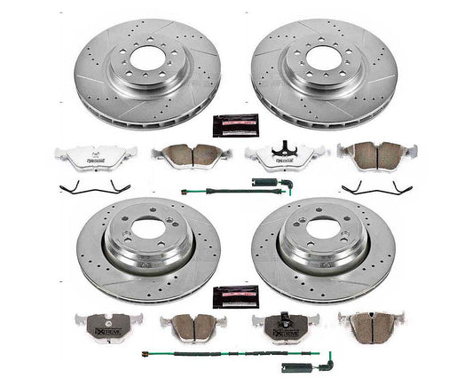 Power Stop Z26 Street Warrior Brake Kit Front & Rear BMW M3 2001-2006