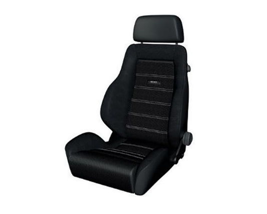 Recaro Black Leather / Checkered Fabric Classic LS Seat